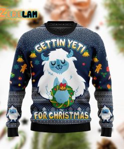 Gettin Yeti For Christmas Funny Ugly Sweater
