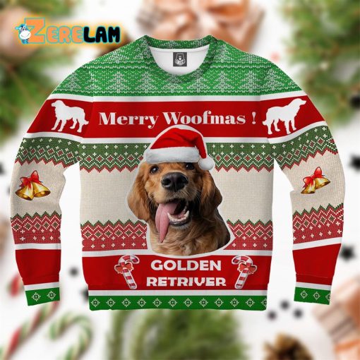 Golden Retriever Dog Ugly Sweater
