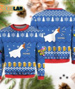 Goose Honk Christmas Ugly Sweater