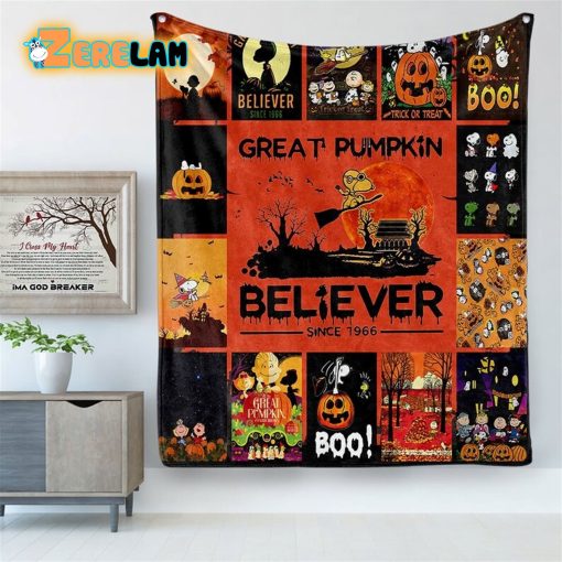 Great Pumpkin Believer Since 1966 Blanket