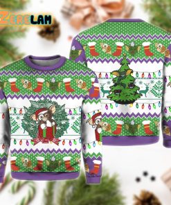 Gremlins Purple Christmas Ugly Sweater