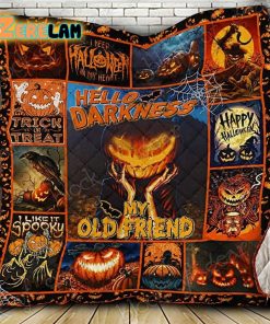 Halloween Creepy Pumpkin Blanket