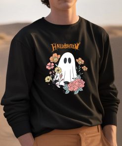 Halloween Ghost Flower Shirt 3 1