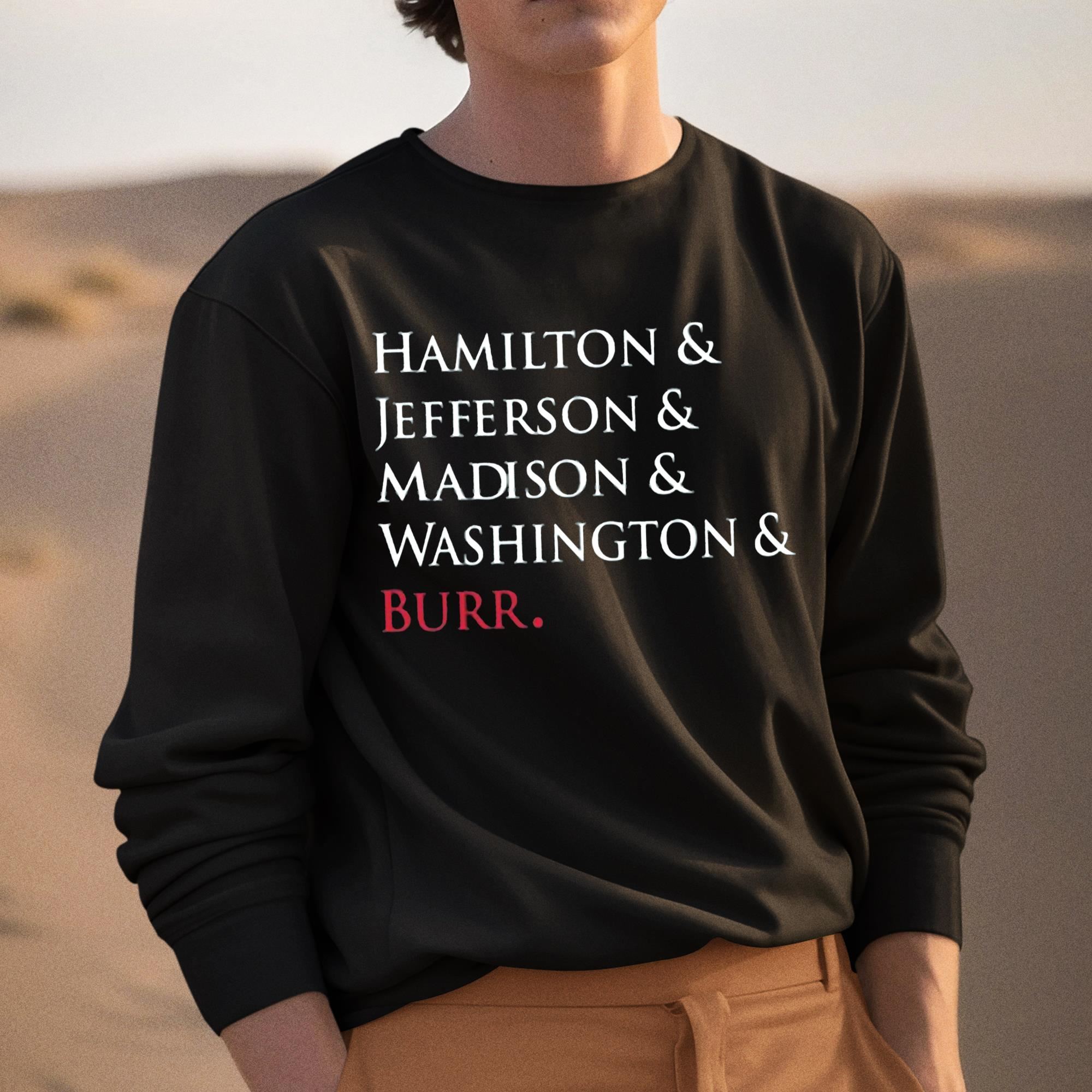 Hamilton And Jefferson And Madison And Washington And Burr Shirt