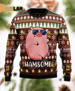 Hamsome Cute Pig Funny Ugly Sweater