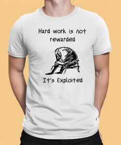 Hard Work Is Not Rewarded It’s Exploited Shirt