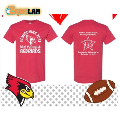 Homecoming 2023 West Frankfort Redbirds Shirt