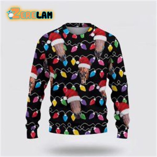 Horse Christmas Ugly Sweater