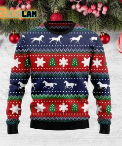 Horses Funny Family Ugly Sweater For Men And Women
