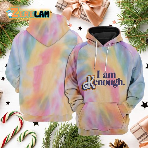 I Am Kenough Barbie Tie Dye Hoodie