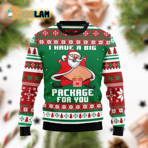 I Have A Big Package For You Ugly Sweater