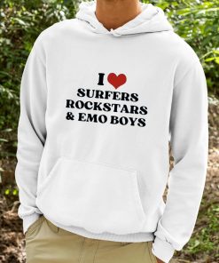 I Love Surfers Rockstars And Emo Boys Shirt 9 1