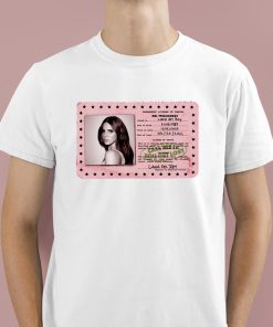 Id Card Permanent License Of Travel Lana Del Rey Shirt 1 1