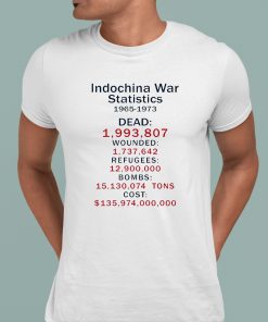 Indochina War Statistics 1965 1973 Shirt 1 1 1