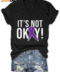 Its Not Okay Domestic Violence Awareness Print Shirt 3