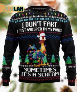 Its Scream Chicken Ugly Christmas Sweater For Men And Women