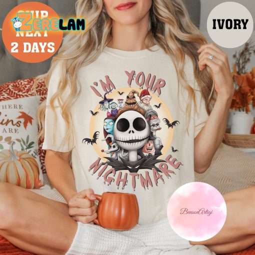 Jack Skellington I’m Your Nightmare Halloween Shirt