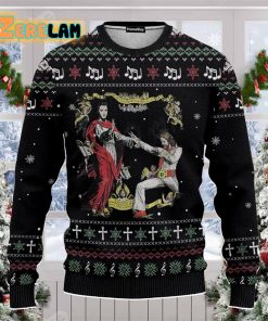 Jesus And Elvis Custom Ugly Sweater Best Gift For Christmas