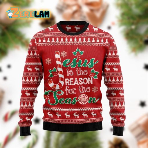 Jesus Is The Reason For The Season Christmas Funny Ugly Sweater
