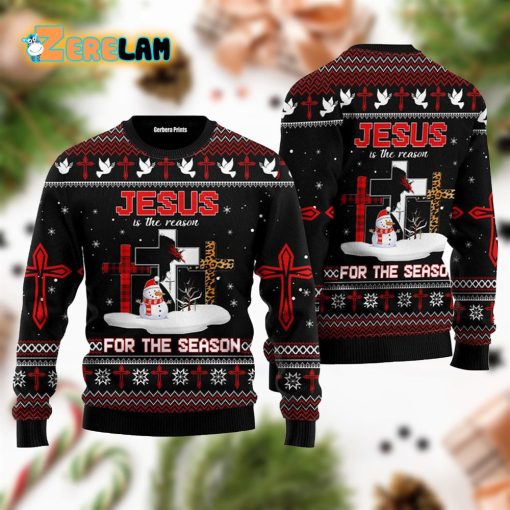 Jesus The Reason For The Season Christmas Ugly Sweater For Men Women