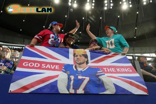 Josh Allen God Save The King Flag