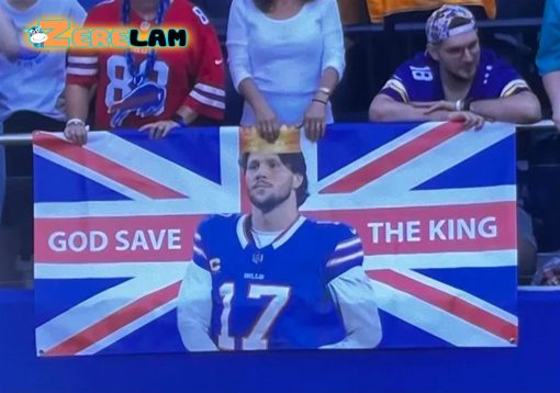 Josh Allen God Save The King Flag