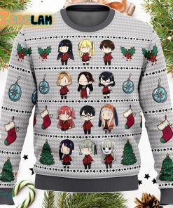 Kakegurui Chibi Gamblers 3D Christmas Ugly Sweater