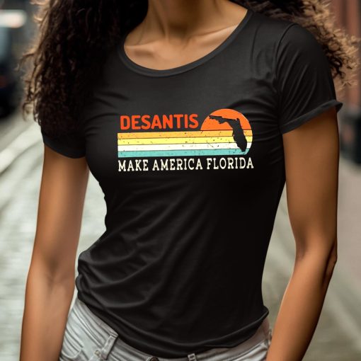 Kim v. Newsom Desantis Make America Florida Shirt