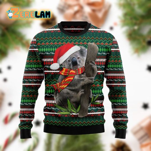 Koala And Tree Xmas Christmas Funny Ugly Sweater