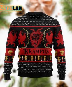 Krampus Christmas Red Funny Ugly Sweater