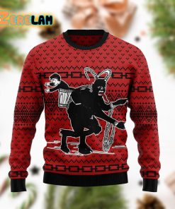 Krampus The Christmas Devil Red Ugly Sweater