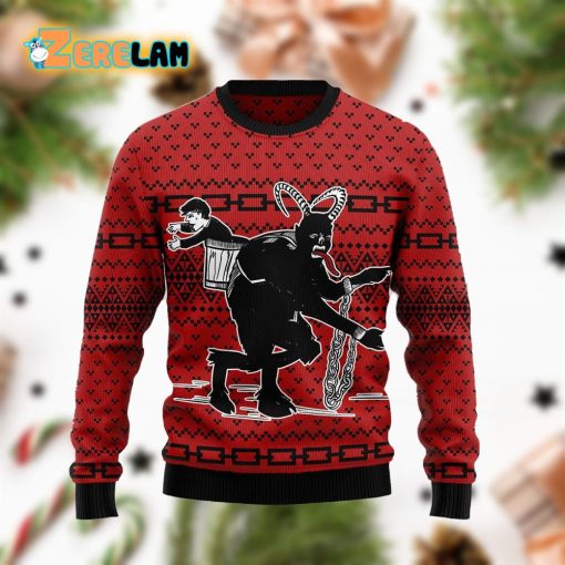 Krampus The Christmas Devil Christmas Red Funny Ugly Sweater