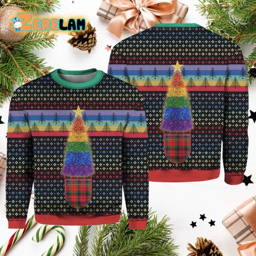 LGBT Christmas Tree Ugly Sweater