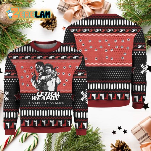 Lethal Weapon Is a Christmas Movie Christmas Ugly Sweater