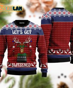 Lets Get Slouchy Christmas Ugly Sweater For Men Women