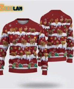 Limousin Christmas Knitted Ugly Sweater