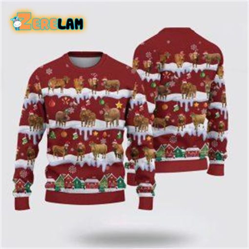Limousin Christmas Knitted Ugly Sweater