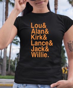 Lou Alan Kirk Lance Jack Willie Shirt 6 1