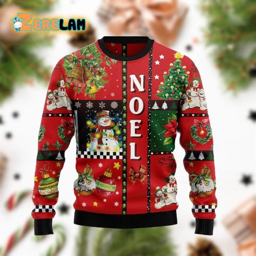 Lovely Snowman Noel Funny Ugly Sweater