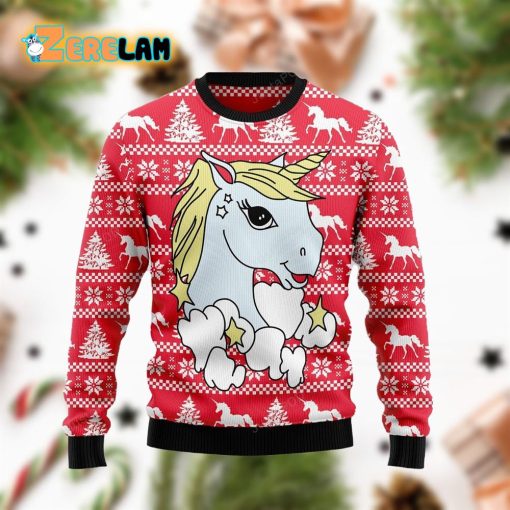Lovely Unicorn Ugly Sweater For Men And Women