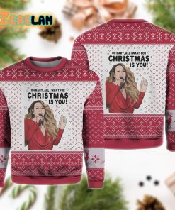 Mariah Carey All I Want For Christmas Is You Ugly Sweater