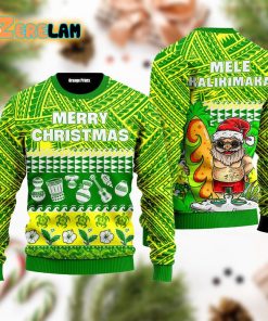 Mele Kalikimaka Green Ugly Sweater For Men Women