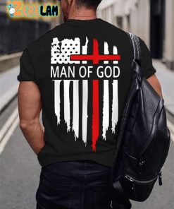 Mens Man Of God Casual Cotton Tee Shirt 2