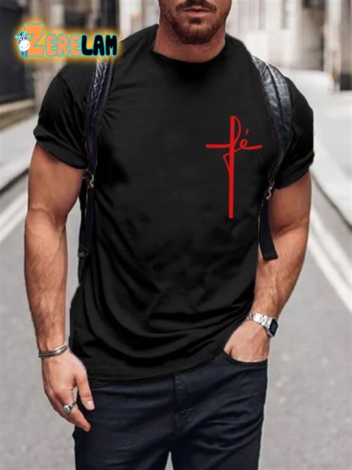 Men’s Man Of God Casual Cotton Tee Shirt