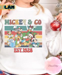 Mickey And Co Est 1928 Christmas Sweatshirt