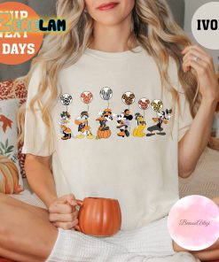 Mickey And Friends Baloon Disney Halloween Shirt