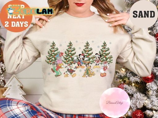 Mickey And Friends Christmas Tree Sweatshirt