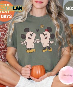 Mickey And Minnie Ghost Halloween Shirt