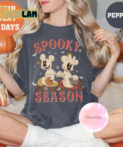 Mickey And Minnie Spooky Season Halloween Shirt