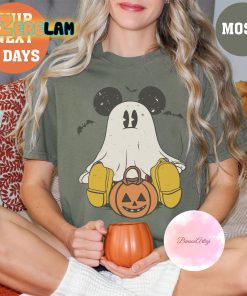 Mickey Ghost Halloween Pumpkin Shirt